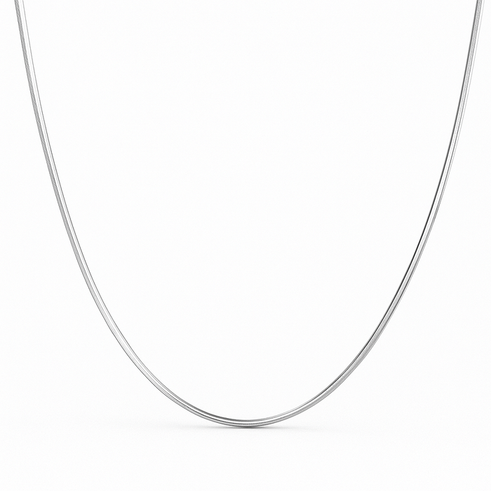 Serpentine 925 Silver Snake Chain