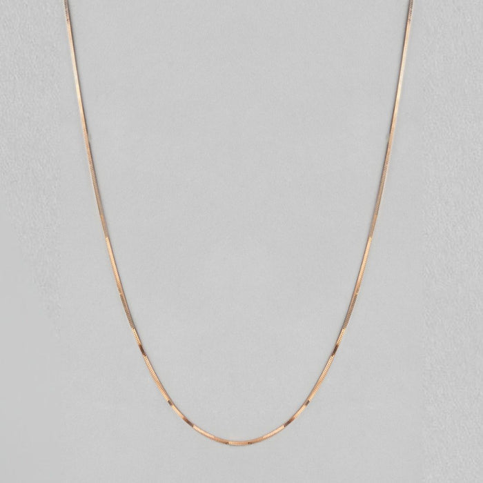 Serpentine Elegance Rose Gold-Plated 925 Sterling Silver Snake Chain