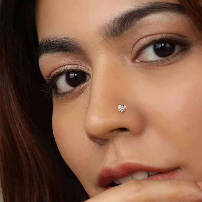 Set of 7, 925 Sterling Silver Nose Pin Set