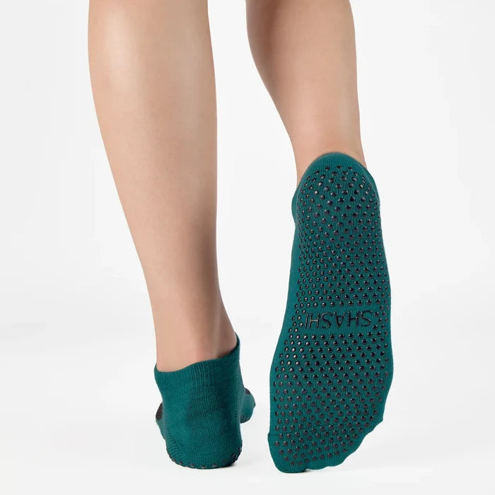 Shashi Star Sparkle Mesh Full Foot Grip Sock