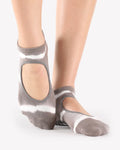 Shibori Grip Strap Sock Grey