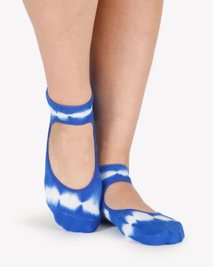 Shibori Grip Strap Sock Indigo