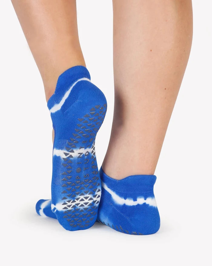 Shibori Grip Strap Sock Indigo