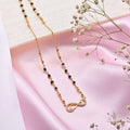 Shimmering Infinite Charisma Gold Plated 925 Silver Mangalsutra (Adjustable)