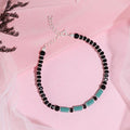 Shimmering Reflections Silver Plated 925 Sterling Silver Beaded Bracelet