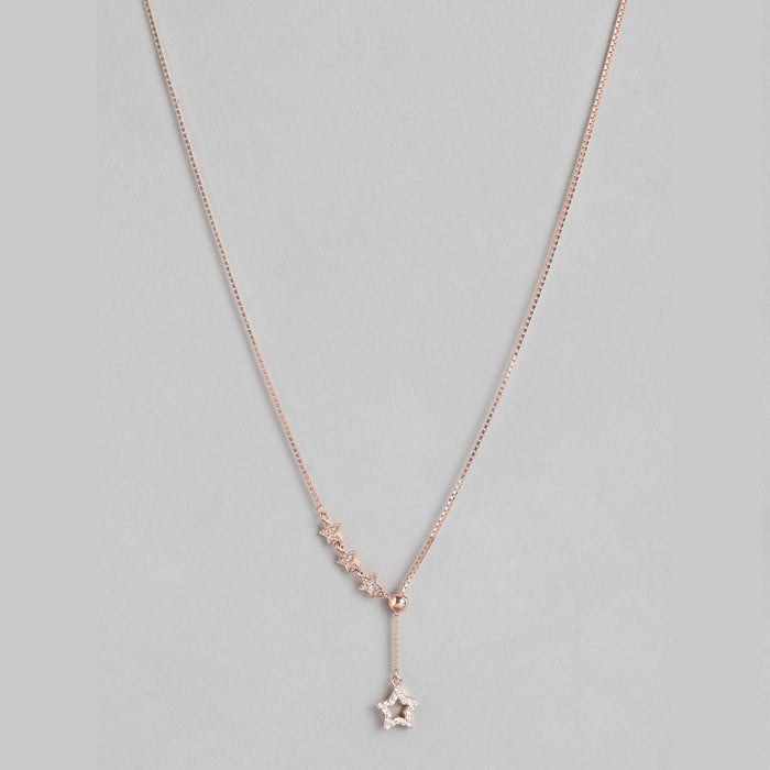 Shining Constellations Rose Gold Plated 925 Sterling Silver Star Necklace