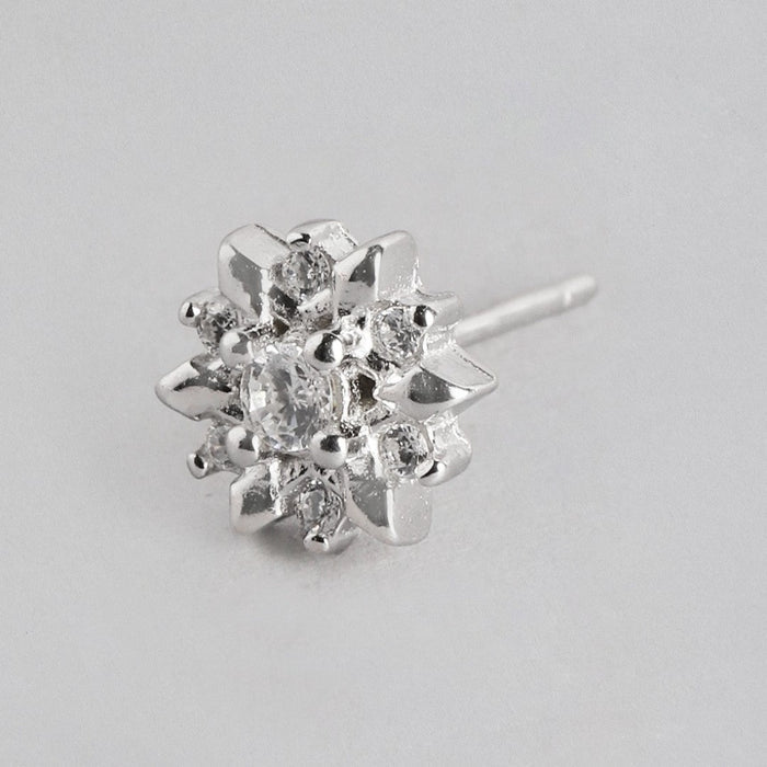 Shinning Flower 925 Sterling Silver Earring Combo