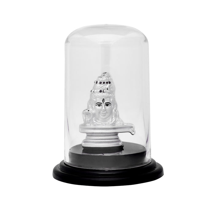 Shiva's Serenity Rhodium-Plated 925 Sterling Silver Idol