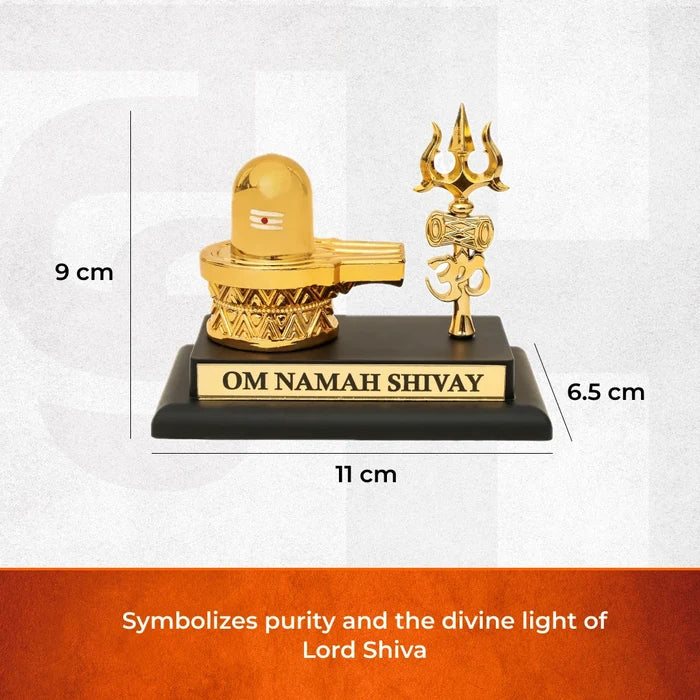 Shivling Trishul with Base - view 3