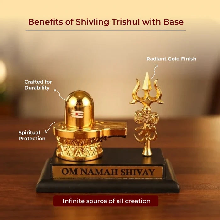 Shivling Trishul with Base - view 5