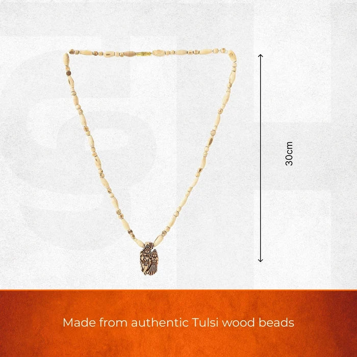 Shri Radha Krishna Tulsi Mala Pendant | Blessings of Shri Radha Krishna - view 2