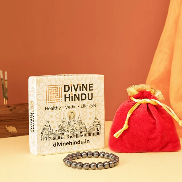 Shungite Stone Bracelet by Divine Hindu