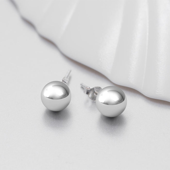 Silver Balls 925 Silver Earrings