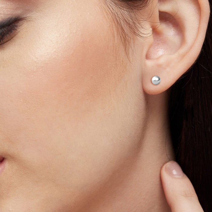 Silver Balls 925 Silver Earrings