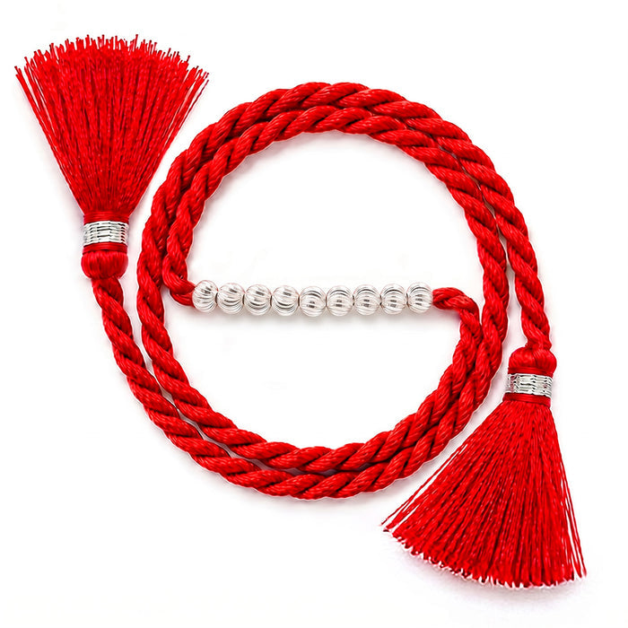 Silver Beaded 925 Silver Rakhi