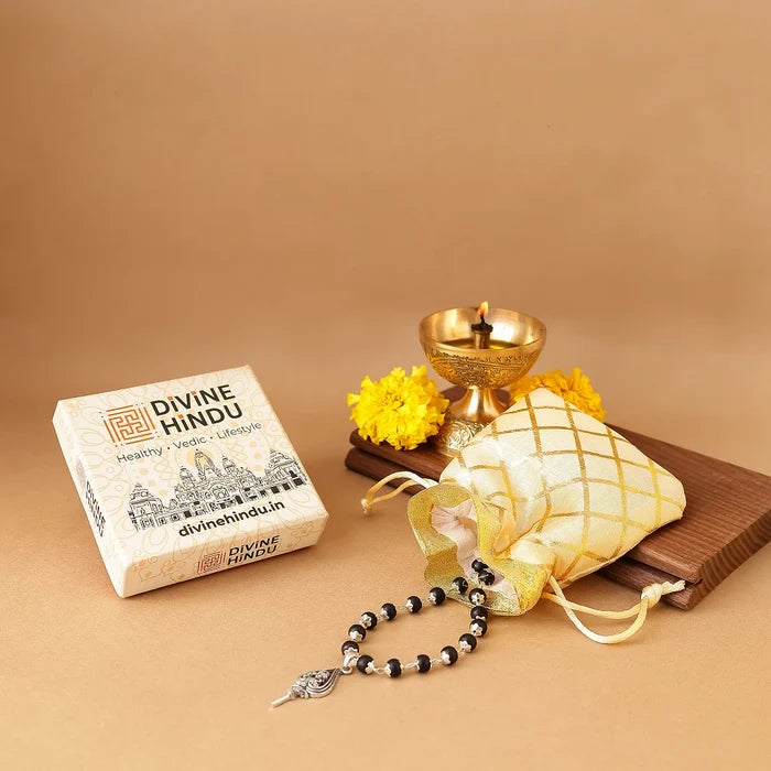 Silver Capped Lord Murugan Shastra Pendant - view 2