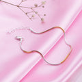 Simple Triple Tone Chain 925 Sterling Silver Bracelet