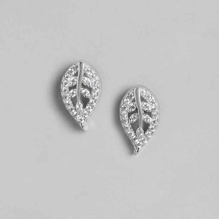 Simplicity Leaf 925 Silver Jewellery Set