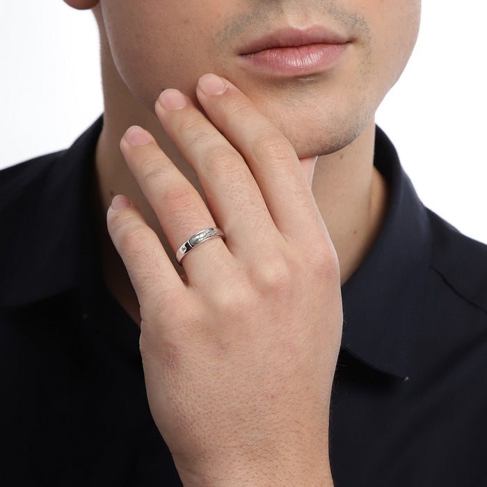 Simply LOVE 925 Sterling Silver Couple Ring (Adjustable)