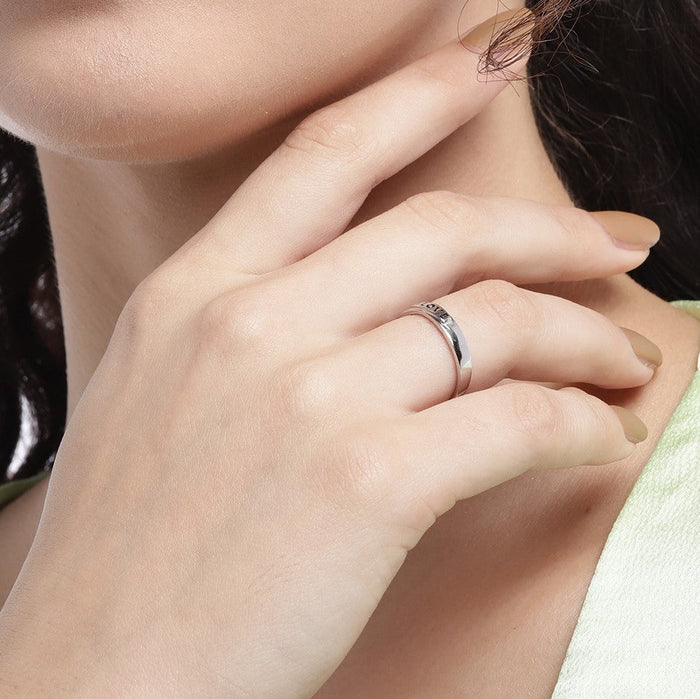 Simply Love Womens 925 Sterling Silver Ring (Adjustable)
