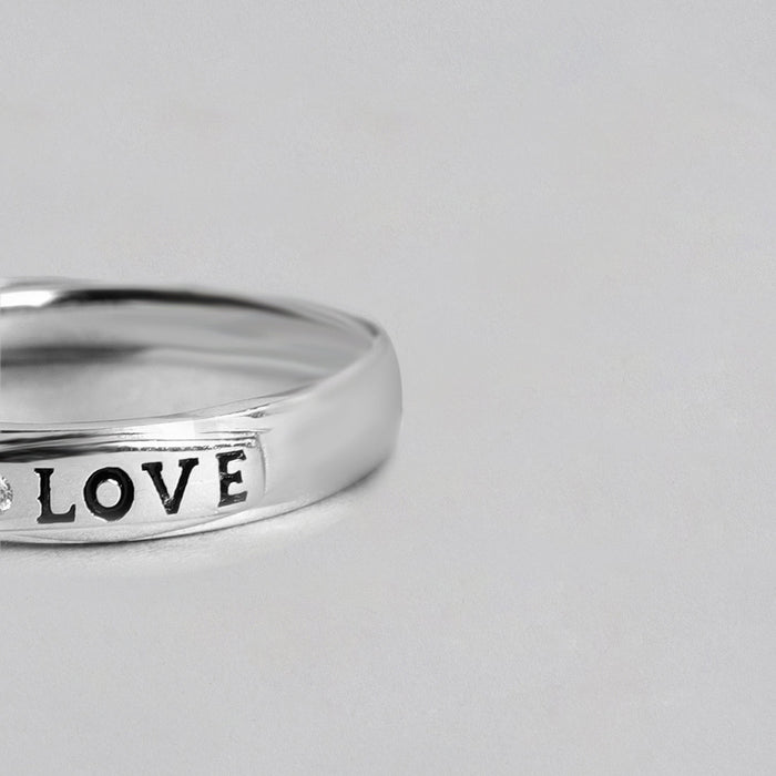 Simply Love Womens 925 Sterling Silver Ring (Adjustable)