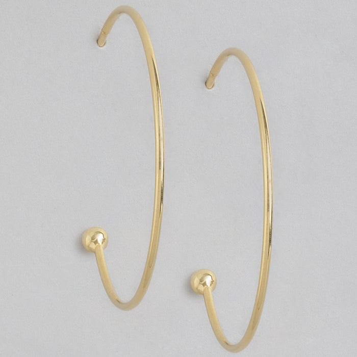 Single Drop Rounded Earring Triple Hoops Combo 925 Sterling Silver