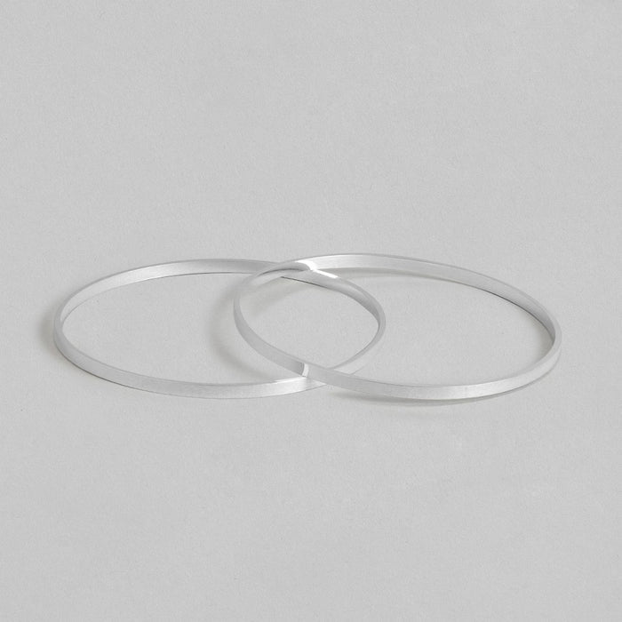 Sleek 925 Sterling Silver Bangles
