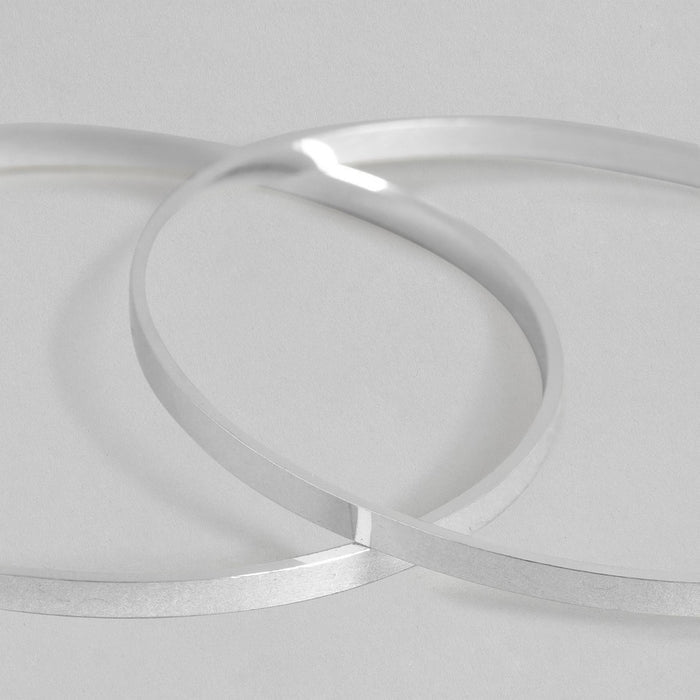 Sleek 925 Sterling Silver Bangles