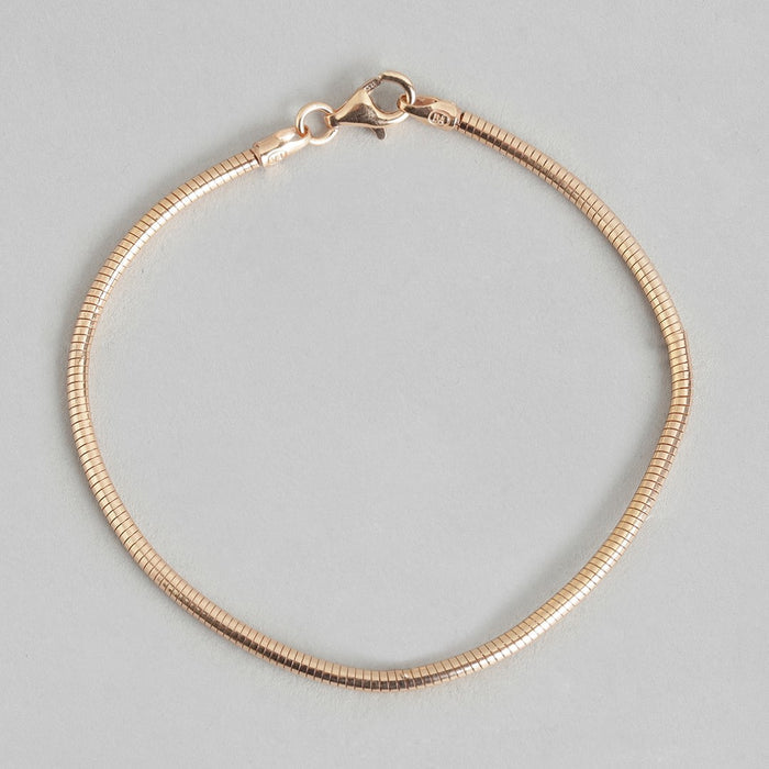 Sleek and Slender Rose Gold Bracelet