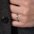 925 Sterling Silver Elegant and Sleek 925 Sterling Silver Silver Ring For Him (Adjustable) for Women – Zavya