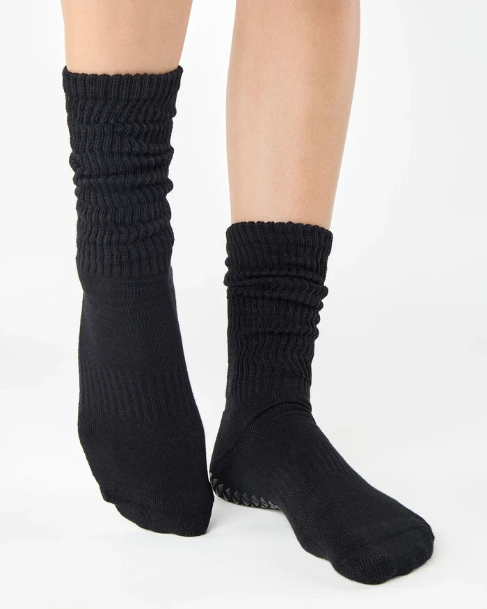 Slouch Crew Ankle Grip Sock