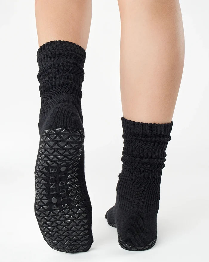 Slouch Crew Ankle Grip Sock