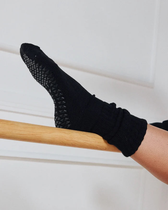 Slouch Crew Ankle Grip Sock