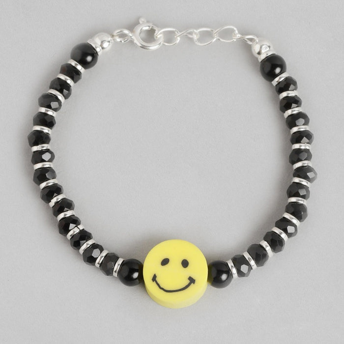 Smiley 925 Sterling Silver Kids Bracelet (Age : 0-3 Years)
