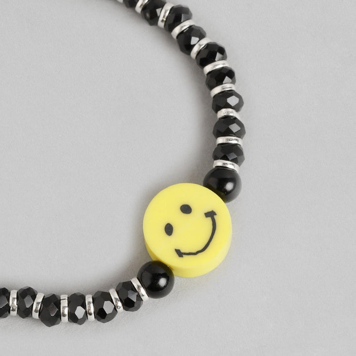 Smiley 925 Sterling Silver Kids Bracelet (Age : 0-3 Years)