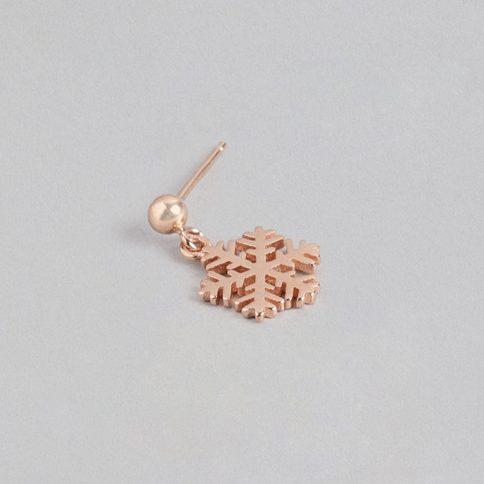 SnowFlake 925 Sterling Silver Drop Earrings