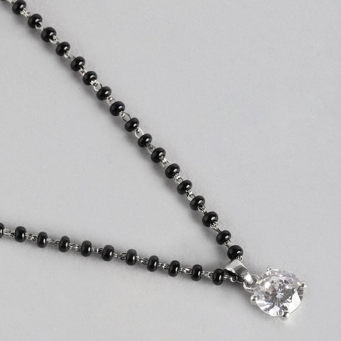 Solitaire 925 Sterling Silver Mangalsutra