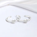 925 Sterling Silver Solitaire Cut CZ adjustable 925 Silver Rhodium Plated Toe ring for Women – Zavya