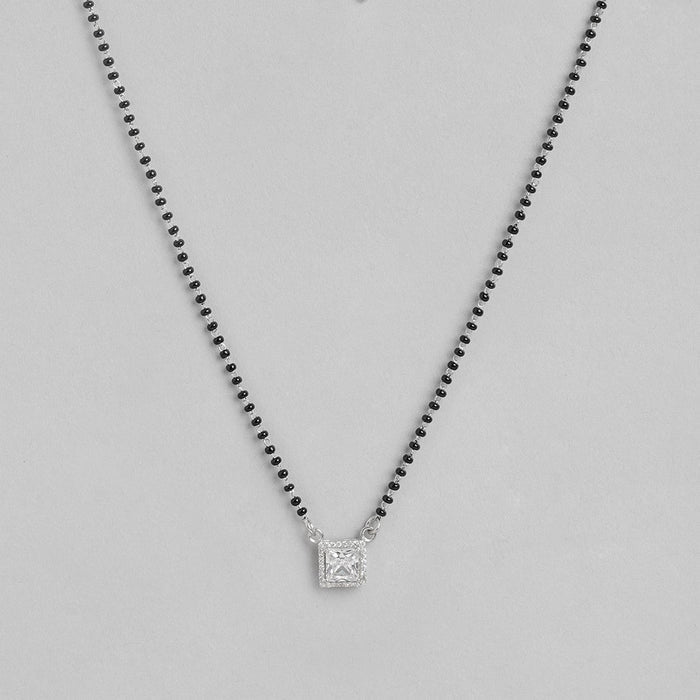 Solitaire CZ 925 Sterling Silver Mangalsutra