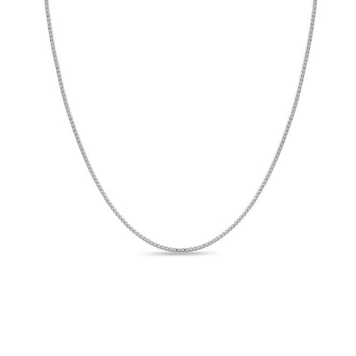 Sophisticated 925 Sterling Silver Men's Box Chain