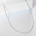 Sophisticated 925 Sterling Silver Men's Linked Chain
