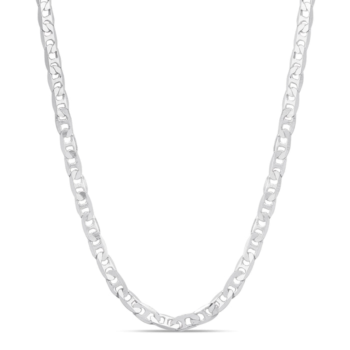 Sophisticated 925 Sterling Silver Men's Linked Chain