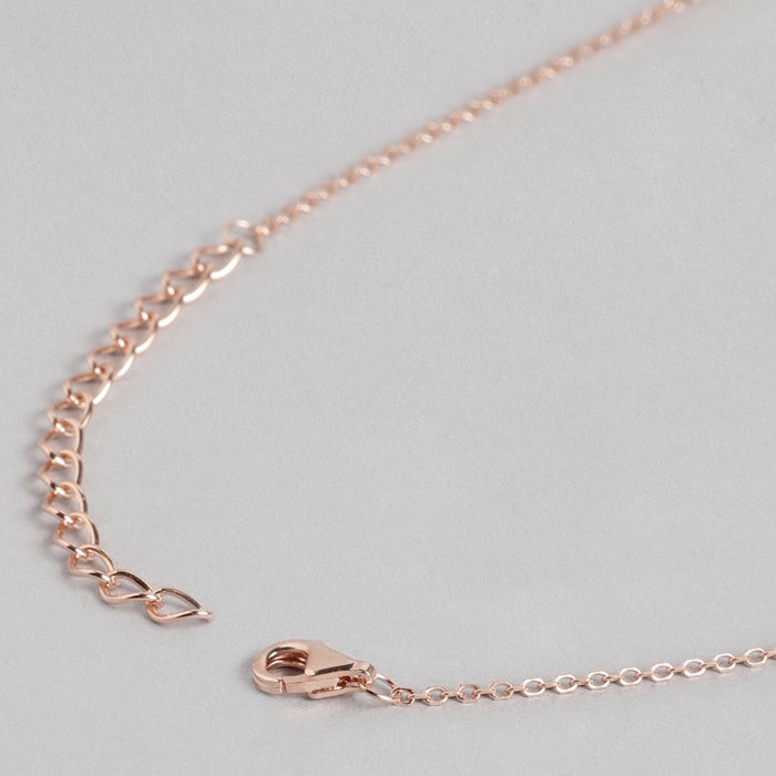 Sparkle CZ Round Cut 925 Sterling Silver Drop Necklace
