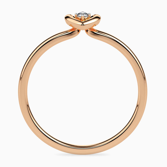 Sparkling Allure Lab-Grown Diamond Heart Ring