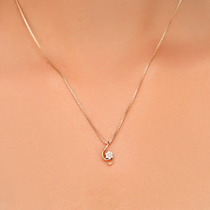 Sparkling Pendant with Lab-Grown Diamonds without Chain