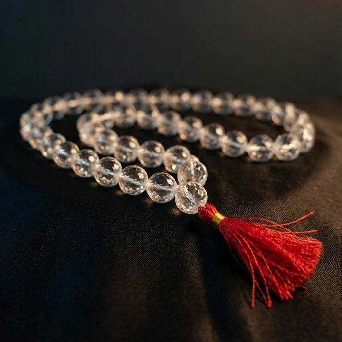 Sphatik Crystal Mala 54+1 Beads