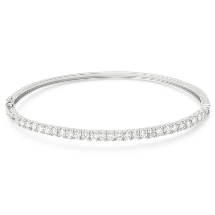 Square Solitaire CZ 925 Sterling Silver Bracelet