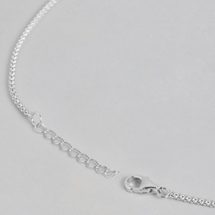 Squared Splendor Rhodium plated 925 Sterling Silver Cubic Zirconia Jewelry Set