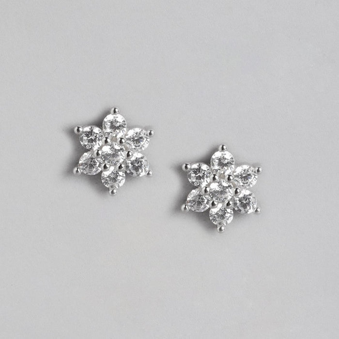 Star CZ Rhodium Plated 925 Sterling Silver Mangalsutra set