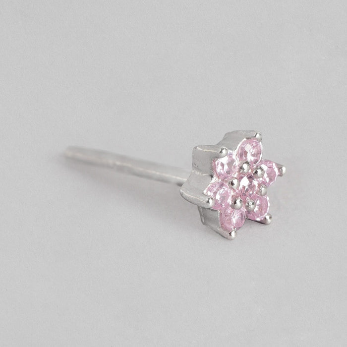 Star CZ Studded 925 Sterling Silver Earring